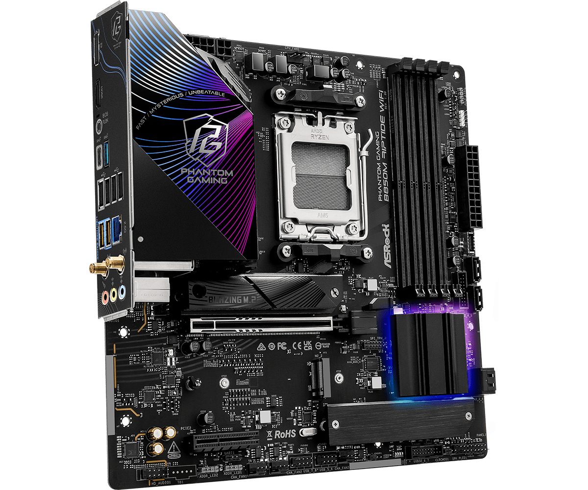 ASROCK B850M Riptide WiFi New  - đánh giá và giá X870E Atx Motherboard